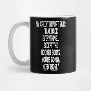 Hooker Boots Mug